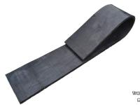 Rubber yard scraper Qmac RSM300 Rubbermat 300 + STAAL inlaag