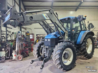 Tractor New Holland TS100 met voorlader, fronthef en pto