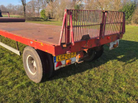Agricultural wagon  Balenwagen / Platte wagen / landbouwaanhanger