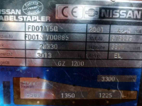 Forklift Nissan FD01 A 150 Heftruck