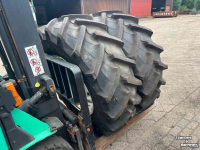 Wheels, Tyres, Rims & Dual spacers Trelleborg 480/70R30TM 700 nieuw incl. NH velg