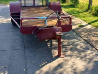 Ramp trailer Schuitemaker Oprijwagen heftruck mini kraan/ shovel