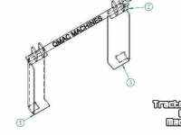 Diverse new spare-parts Qmac Hakenset JCB Skid Steer Loader