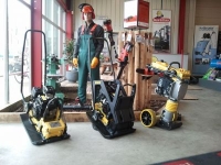 Vibrating plates Bomag BT + BPR, Trilplaat