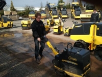 Vibrating plates Bomag BT + BPR, Trilplaat