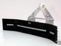 Manure scraper Qmac Modulo Rubberschuif Rubberschaaf Rubberbord 3punt lepelinsteek