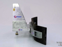 Manure scraper Qmac Modulo Rubberschuif Rubberschaaf Rubberbord 3punt lepelinsteek
