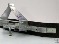 Manure scraper Qmac Modulo Rubberschuif Rubberschaaf Rubberbord 3punt lepelinsteek