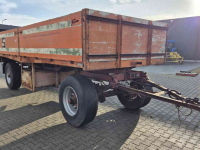 Agricultural wagon  Landbouwwagen plattewagen aanhanger balenwagen