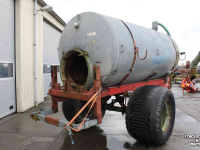 Water bowsers Beco MT6800 liter enkelas mesttank giertank vacuumtank waterwagen