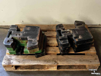 Frontweights John Deere frontgewicht gietstaal 40kg - 8 stuks