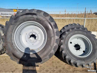Wheels, Tyres, Rims & Dual spacers Alliance 520/85R38 & 420/70R28 ploegbanden