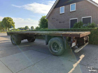 Agricultural wagon  Platte balen wagen 7.70x2.50
