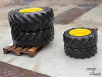 Wheels, Tyres, Rims & Dual spacers BKT TREKKERBANDEN SET T.B.V. JD COMPACTTREKKER