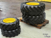 Wheels, Tyres, Rims & Dual spacers BKT TREKKERBANDEN SET T.B.V. JD COMPACTTREKKER