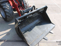 Wheelloader Schäffer 3650 minishovel DEMO shovel wiellader rode agri-lijn landbouwshovel