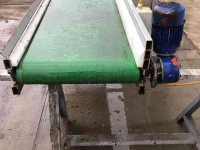 Conveyor  2200X600 MM TRANSPORTBAND VLAKKE BAND FLAT BELT CONVEYOR BELT FLACHBAND FÖRDERBAND