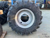Wheels, Tyres, Rims & Dual spacers Trelleborg 650/65R38 100% + 540/65R28 100% TM 800