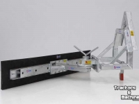 Manure scraper Qmac Modulo Rubber manure scraper 180cm hookup Accord Hitch