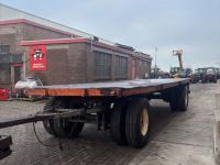 Agricultural wagon  Platte wagen / Landbouwwagen / Materiaalwagen /  Werktuigenwagen / Balenwagen / Vierwielige wagen