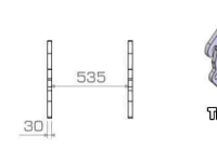 High tip buckets  Hoogkipbak 2,40 diversen