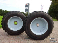 Wheels, Tyres, Rims & Dual spacers Alliance 560/60R22.50 + Nokian ELS 710/55R34