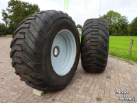 Wheels, Tyres, Rims & Dual spacers Alliance 560/60R22.50 + Nokian ELS 710/55R34