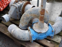 Diverse used spare-parts  Schuifafsluiter 8"