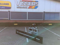 Rubber yard scraper Zocon 1.80 mtr Giant + 3-punts aansluiting / Rubberschuif / Modderschuif / Erfschuif / Mestschuif / Sneeuwschuif