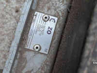 Rubber yard scraper Zocon 1.80 mtr Giant + 3-punts aansluiting / Rubberschuif / Modderschuif / Erfschuif / Mestschuif / Sneeuwschuif