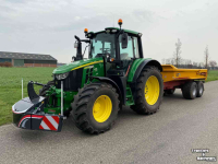 Tractors John Deere 6120M Tractor 130 Pk + Gronddumper Tandemasser