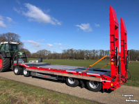 Low loader / Semi trailer  Twente Trailer 4 asser Dieplader Nieuw