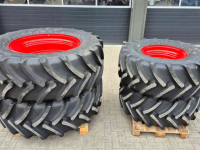 Wheels, Tyres, Rims & Dual spacers  Mitas 540/65R24 NEW 100% + Mitas 600/65R38 NEW 100%