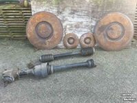 Mower Deutz-Fahr Drummaster 631 Glijschotels en Onderdelen Maaier