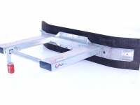 Manure scraper Qmac Modulo Rubber manure scraper 270cm hookup palletforks