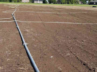 Irrigation pipes  Beregeningsinstallatie / Beregeningsset met beregeningsbuizen, haspel en beregeningspomp