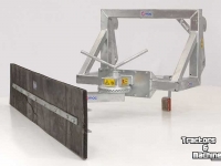 Manure scraper Qmac Gummischieber für Gülle 210cm Anbau Zettelmeyer